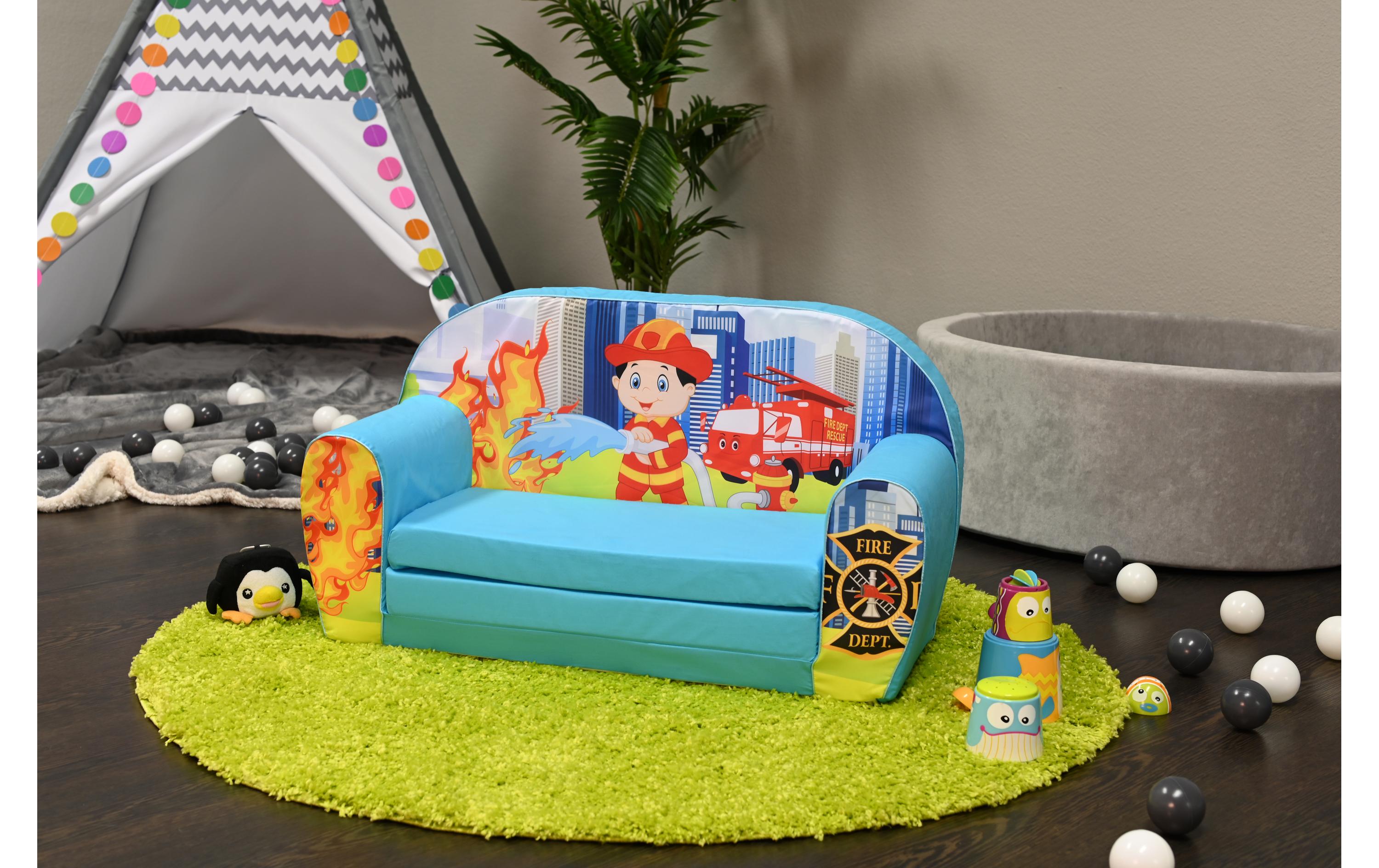 Kindersofa FeuerwehrKlappsofa