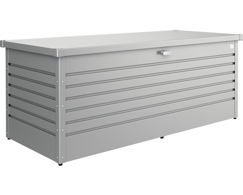 Biohort LeisureBox 180 opbergbox, 181 x 79 x 71 cm, kwartsgrijs metallic