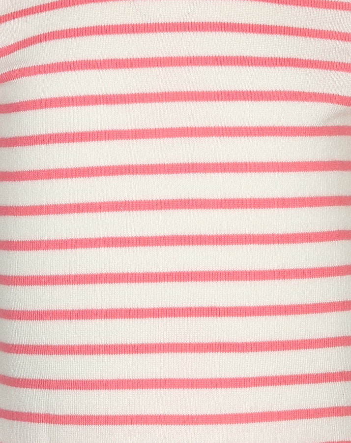 Jersey-Kleid FOREST gestreift in pink/weiß