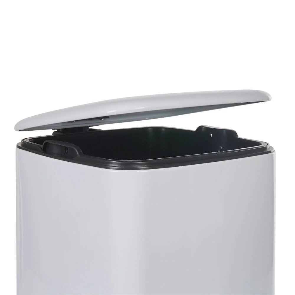 Poubelle pédale blanche 30L