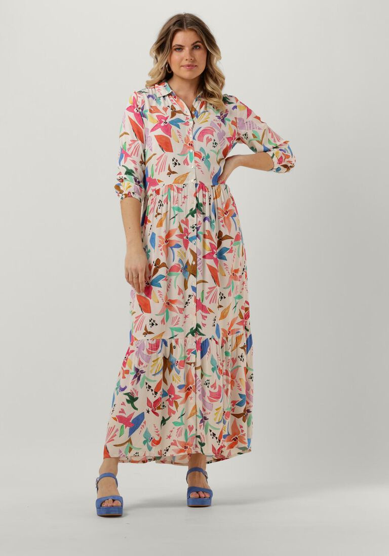 POM AMSTERDAM multi pom amsterdam maxi jurk dress 7255