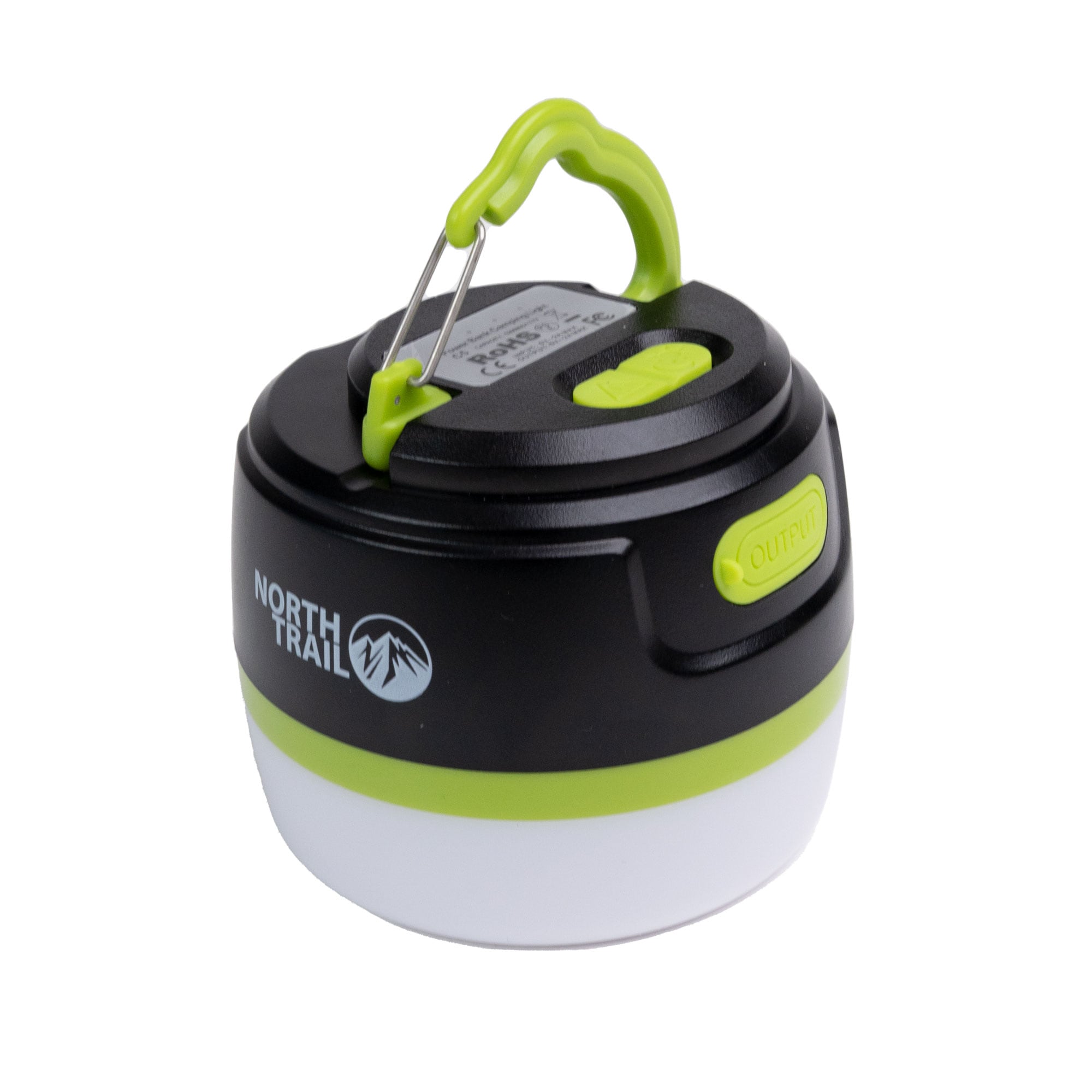 North Trail Camp Lanterne<br>2 i 1: Oppladbar lanterne og powerbank!