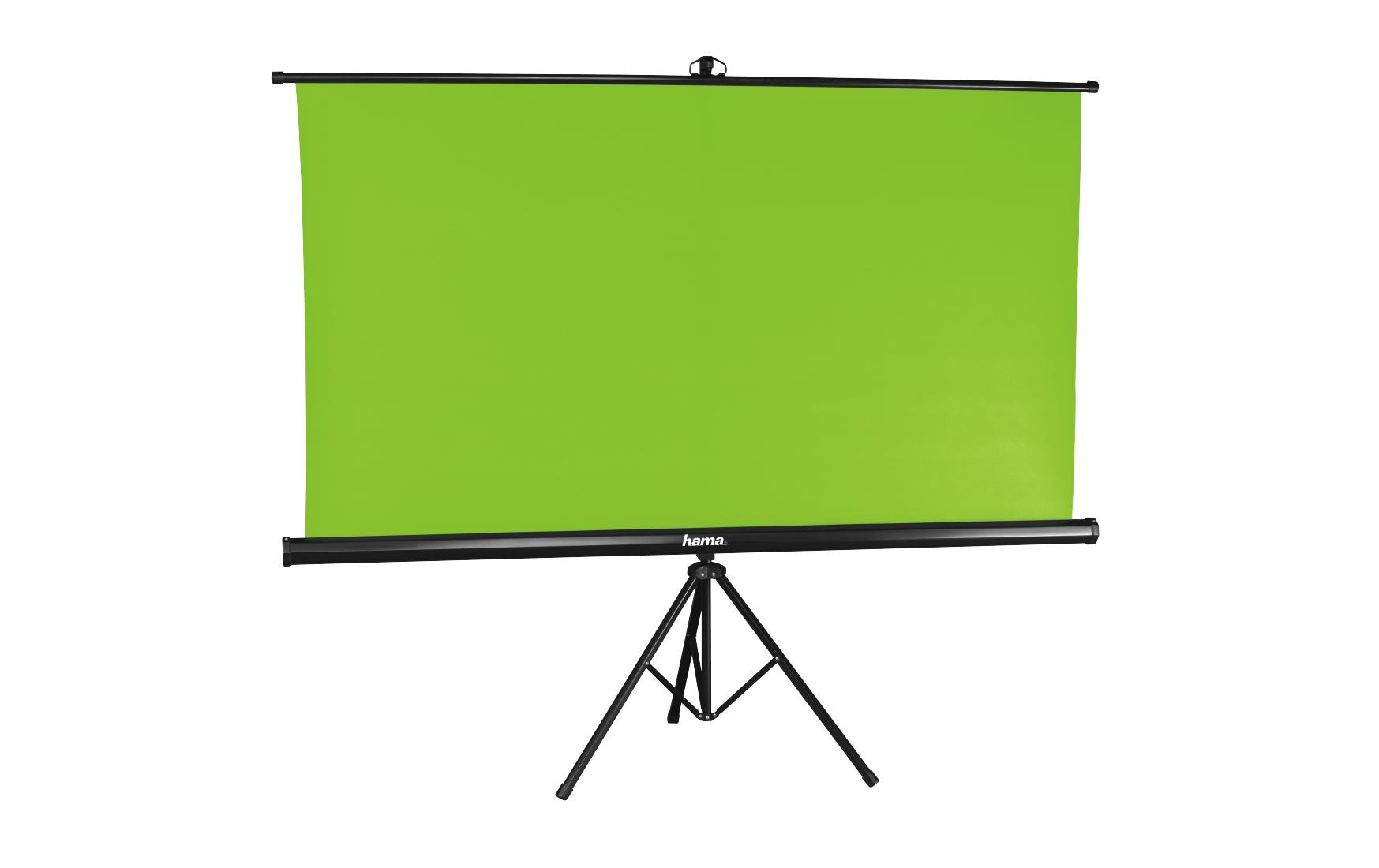 Hintergrundsystem 2-in-1 180 x 180 cm<br>Green-Screen-Hintergrund mit mitgeliefertem Stativ