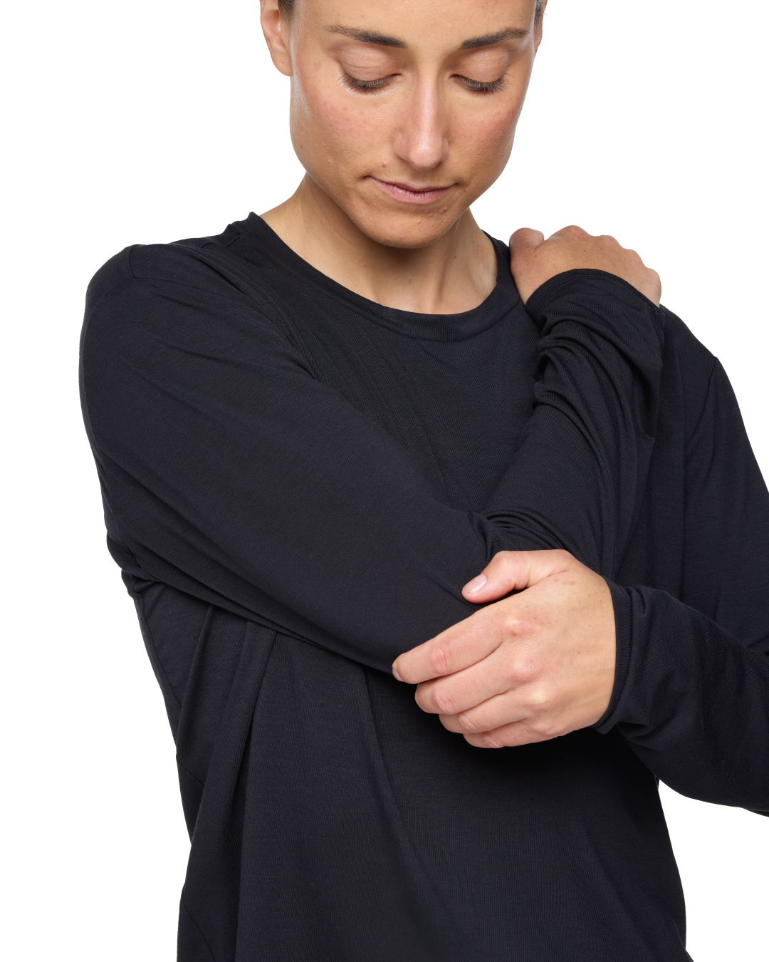 Essential LS Tee Dame BLK/Black