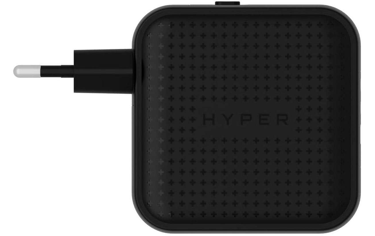 USB-Wandladegerät HyperJuice USB-C GaN 70 W SchwarzUSB-C GaN Reise-Ladegerät