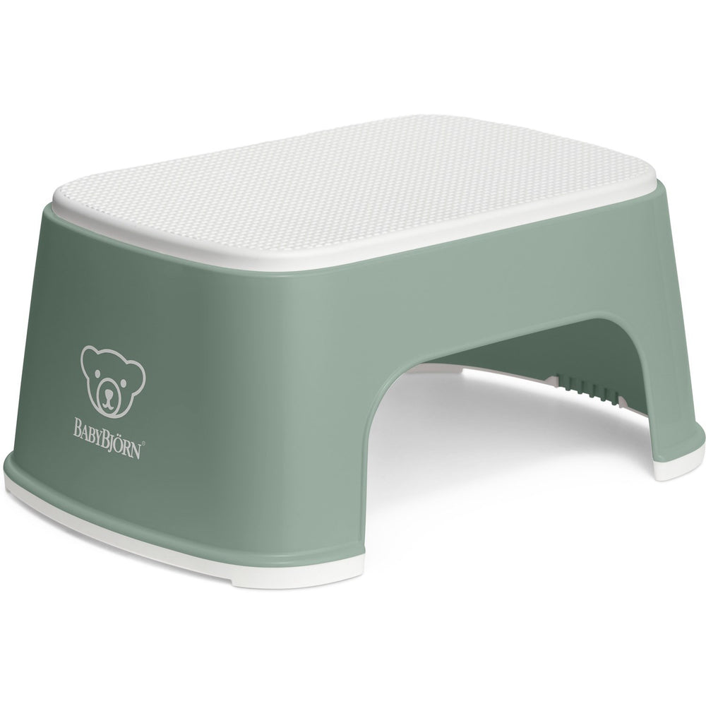 Køb BabyBjörn Grey Green/White Børnetaburet