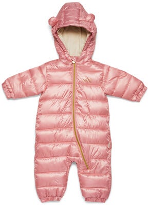 Petite Chérie Atelier Elise Vinterdress Baby, Pink Solid