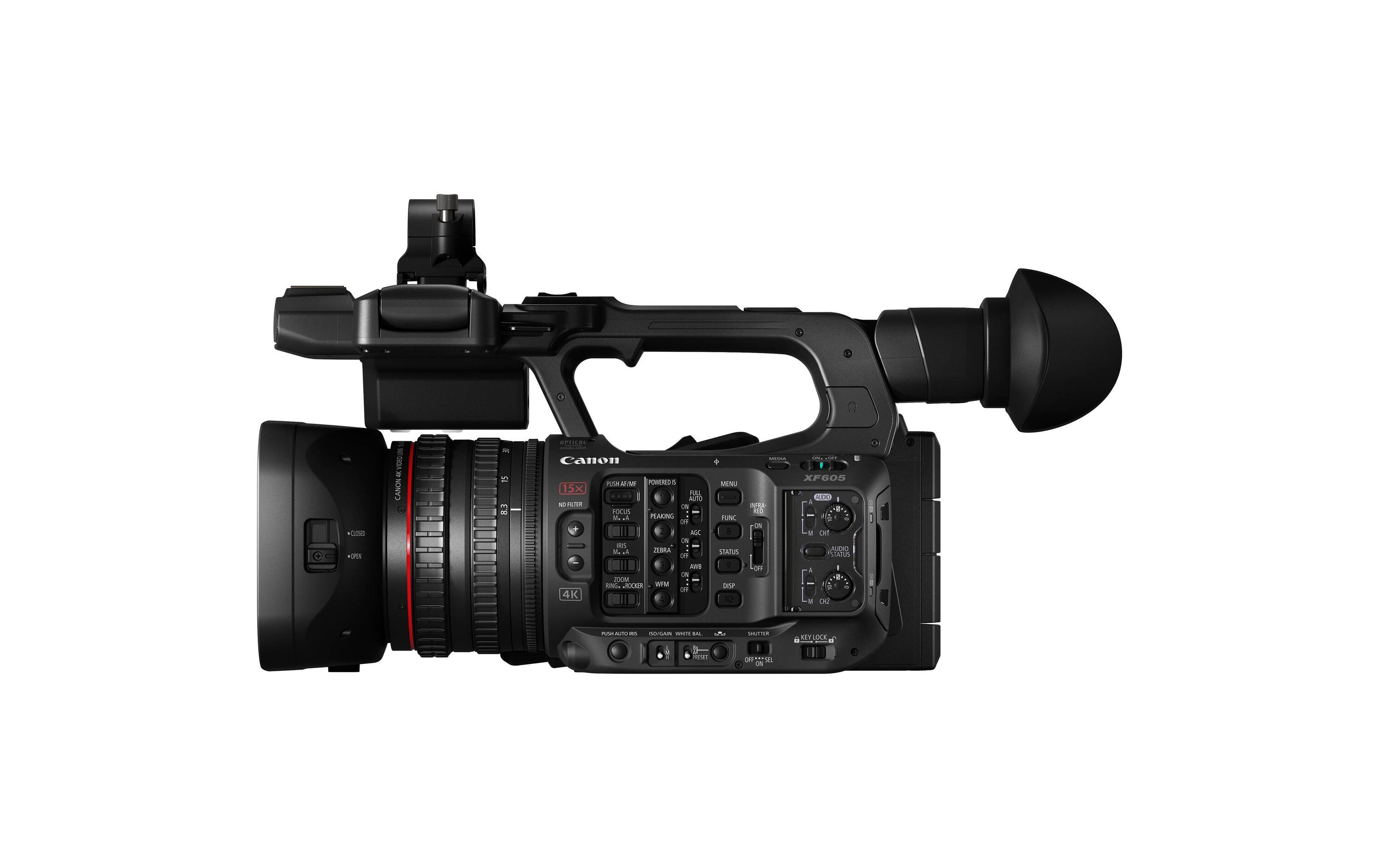 Videokamera XF605<br>Professioneller Camcorder mit vielseitigen Optionen