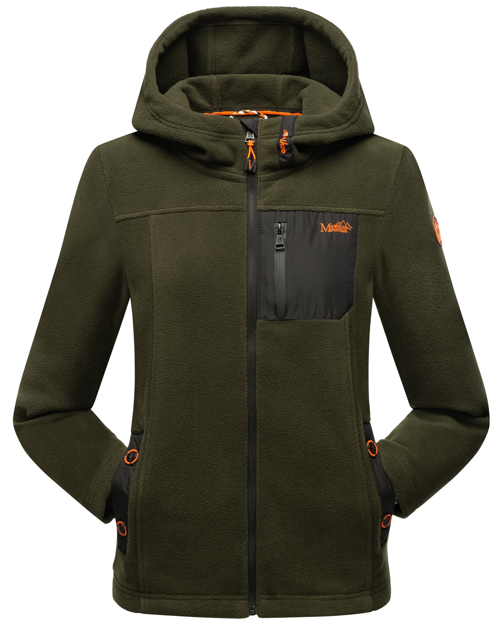 MARIKOO Damen Herbst Winter Outdoor Fleece Jacke Sweater Fleecejacke Mount Iwaki