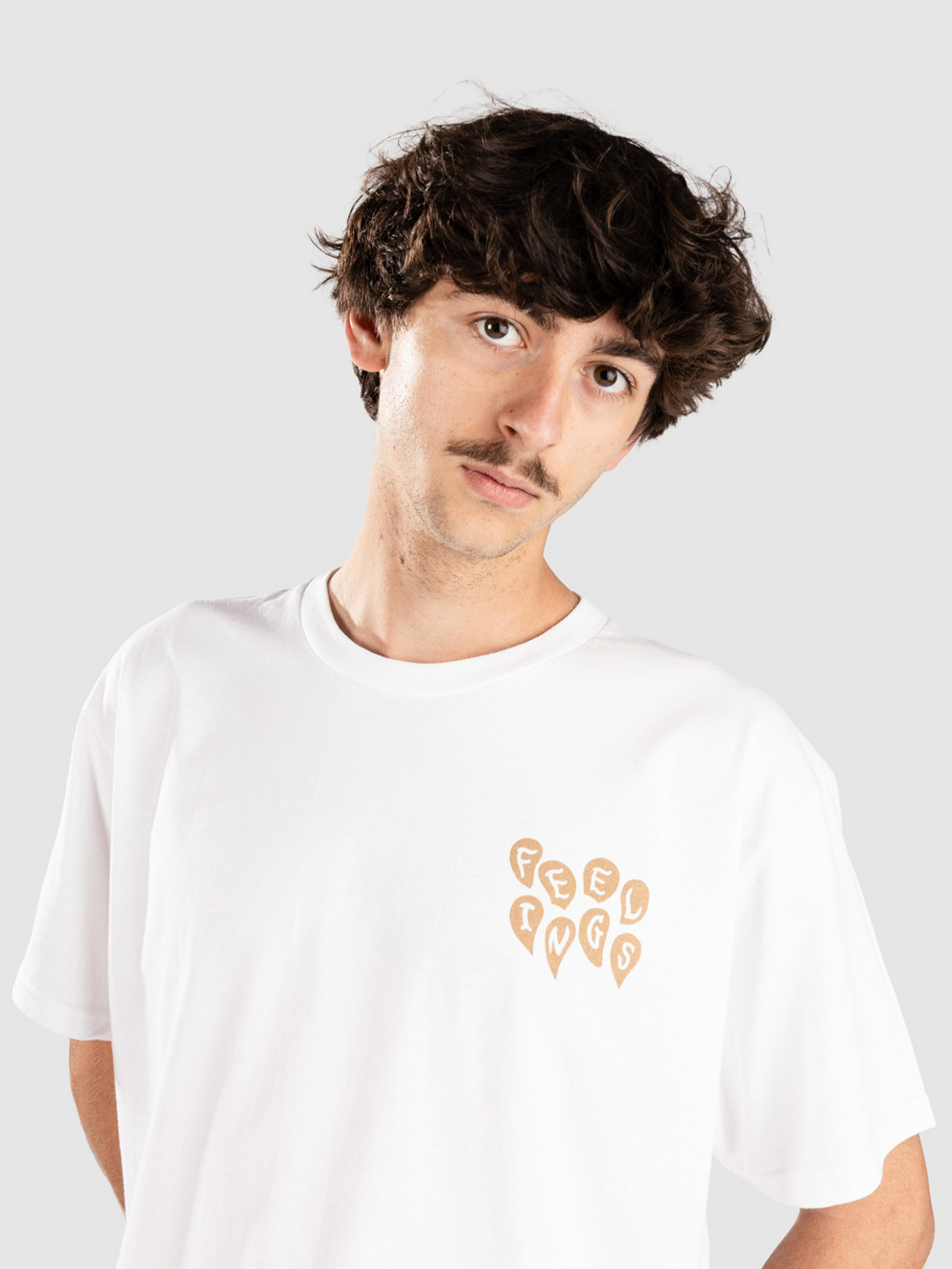 And Feelings Tears T-Shirt white