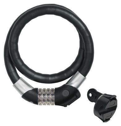 Antivol Câble Abus Steel-O-Flex Raydo Pro 1460/85 (85 cm) Noir   Support KF
