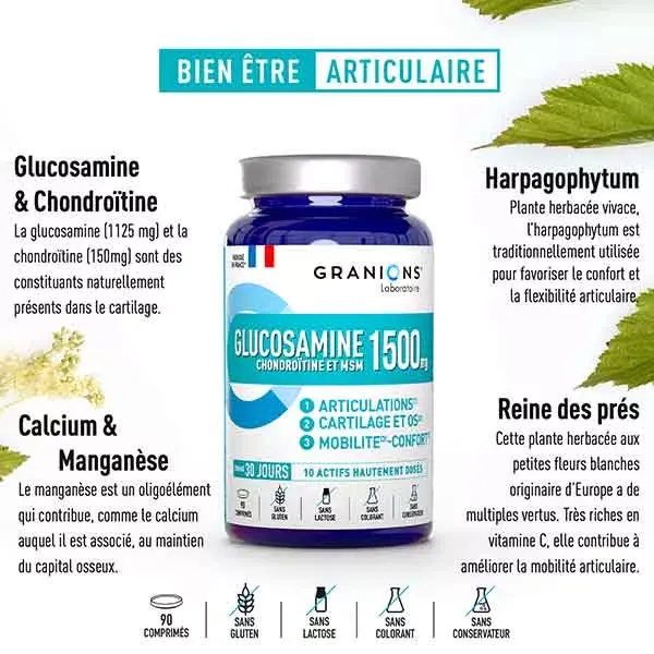 Granions Glucosamina 1500 mg 90 comprimidos
