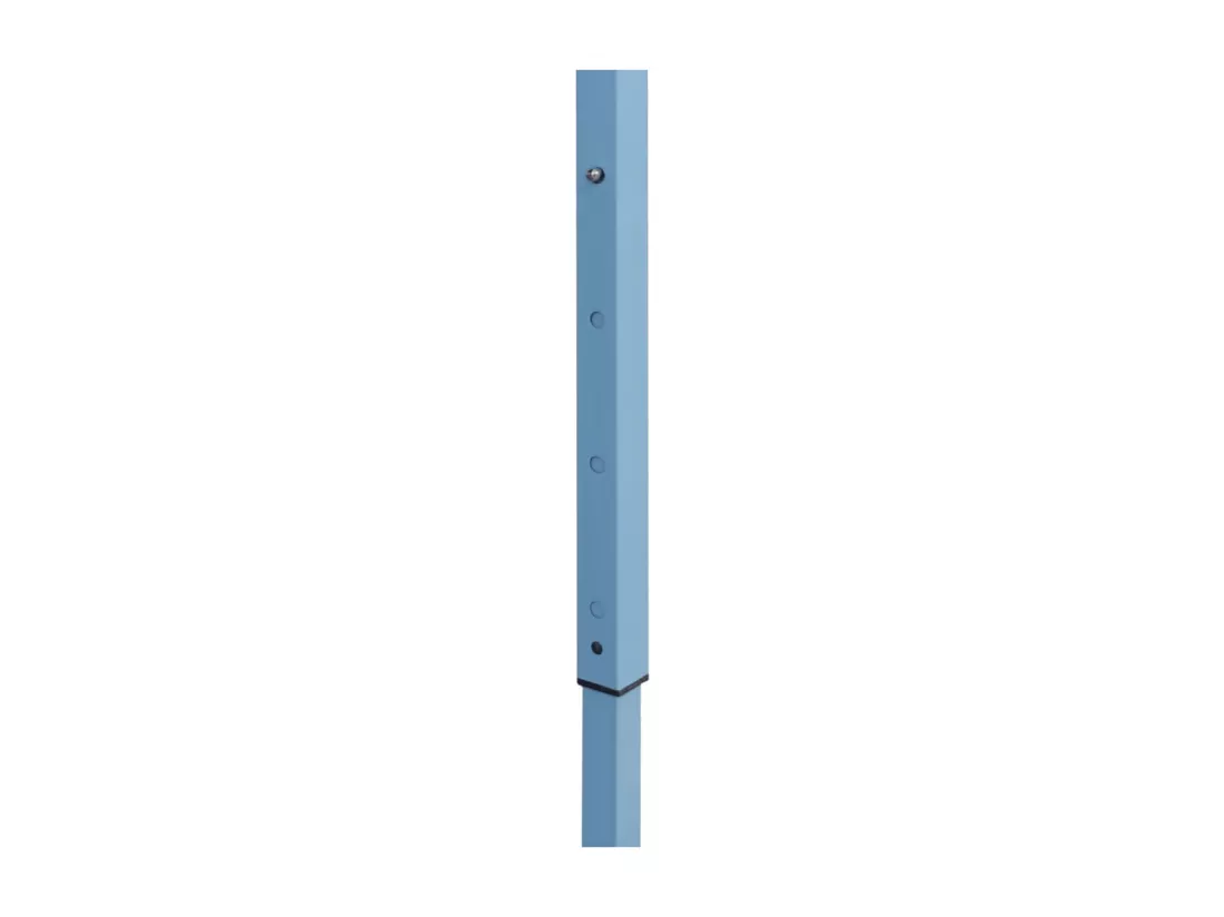 Tente de réception pliable avec 5 parois 3x9 m Bleu