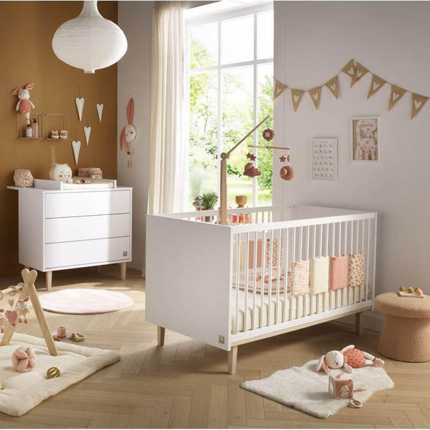 Chambre DUO PALOMA Lit 70x140 Commode - SAUTHON