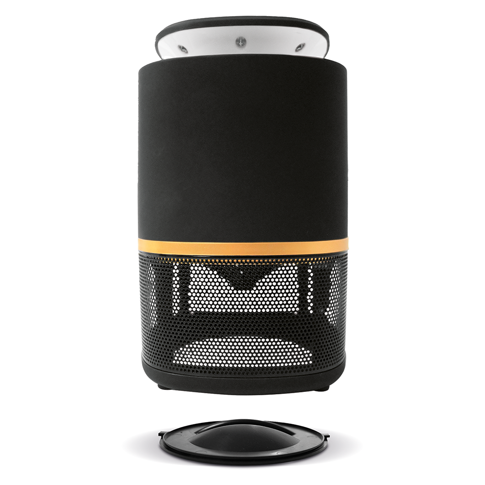 (21x13cm) Elektrische USB Photokatalyse Anti Mücken Lampe Moskito Fänger Insekten Falle (VHGVACIND1152) - Schwarz