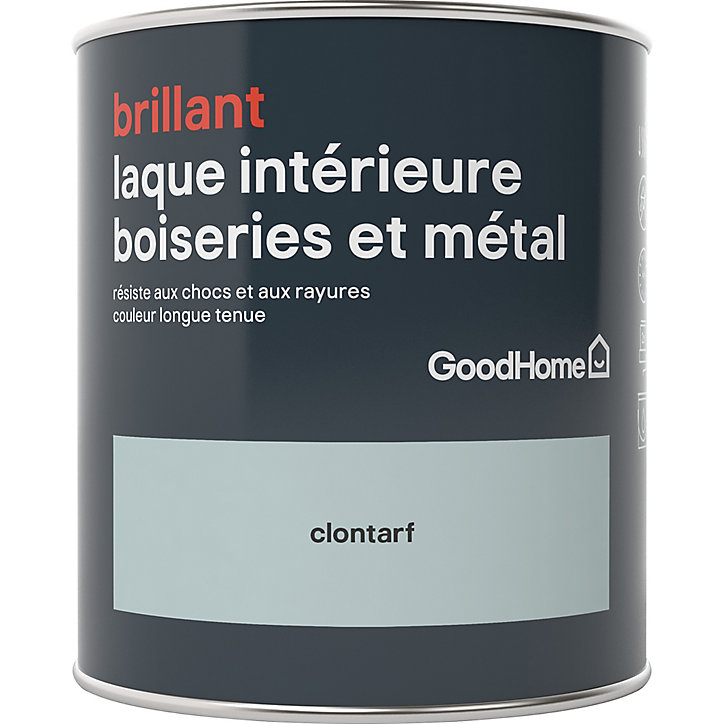 Laque boiseries et métal GoodHome Clontarf Brillant 0,75L