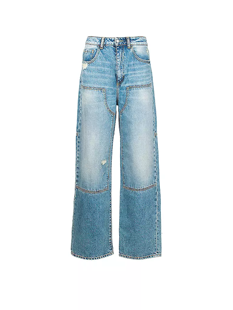 ICON DENIM Jeans Flared Fit JENNY hellblau