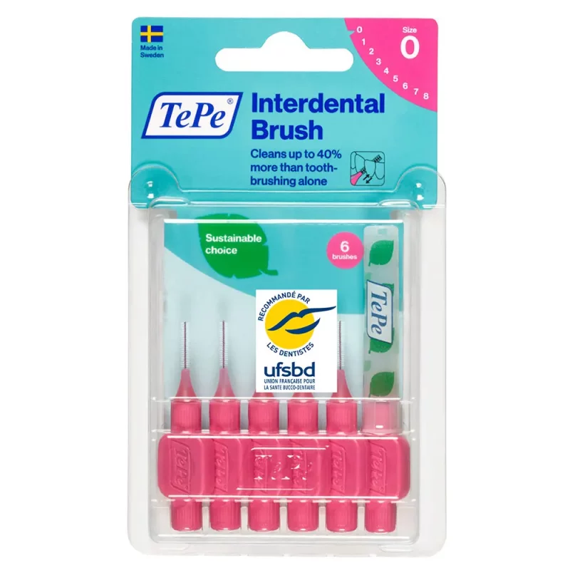 Brossettes Interdentaires Taille 0 - 6 Brossettes