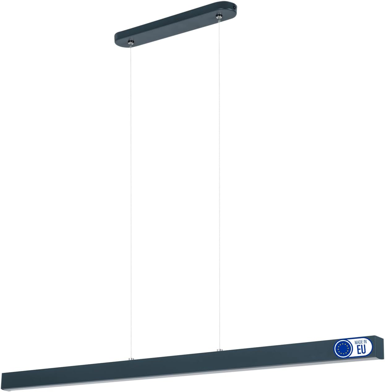 Hängelampe Hängeleuchte - Deckenlampe aus Metall - 96 cm - LED Lampe - Dimmbar - Warmweiß - Anthrazit - DIMWI96LED-3K-ANTHRAZIT