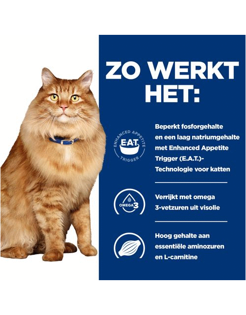 Hill's Prescription Diet K\/D + Mobility - Kidney + Joint Care Zak Kip - Kattenvoer