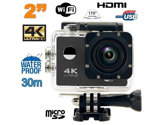 YONIS - Caméra sport 4k action étanche 2.0'' lcd 16mp grand angle 1...