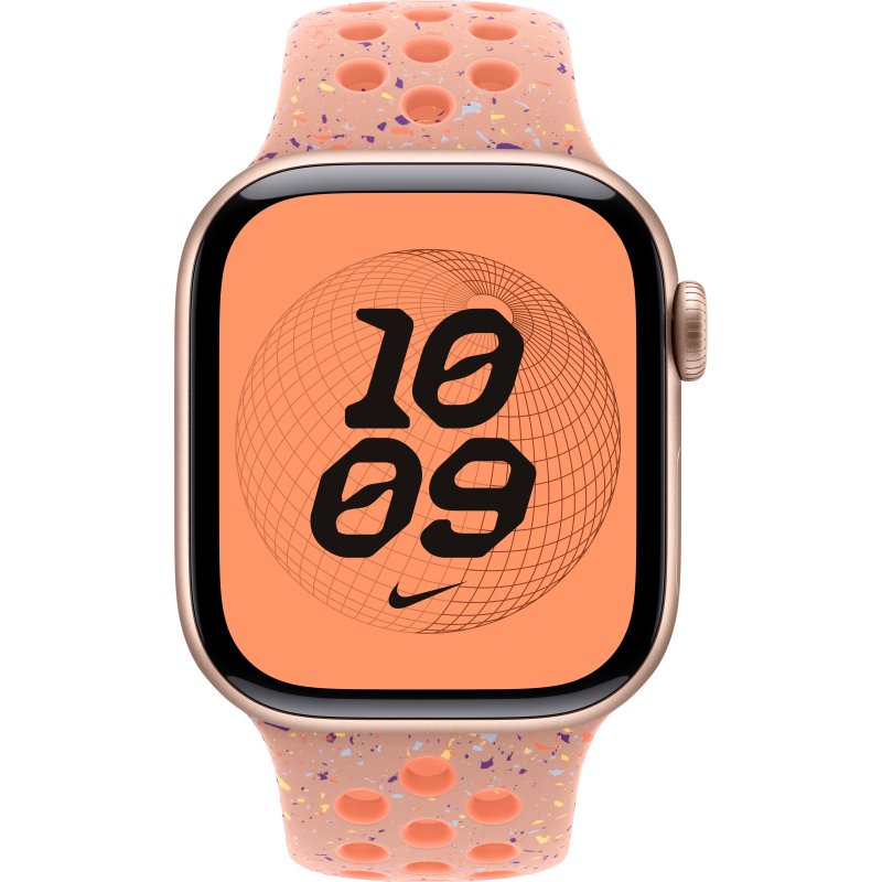 Apple MGAU4ZM/A accessoire intelligent à porter sur soi Bande Rose Aluminium, Fluoroélastomère