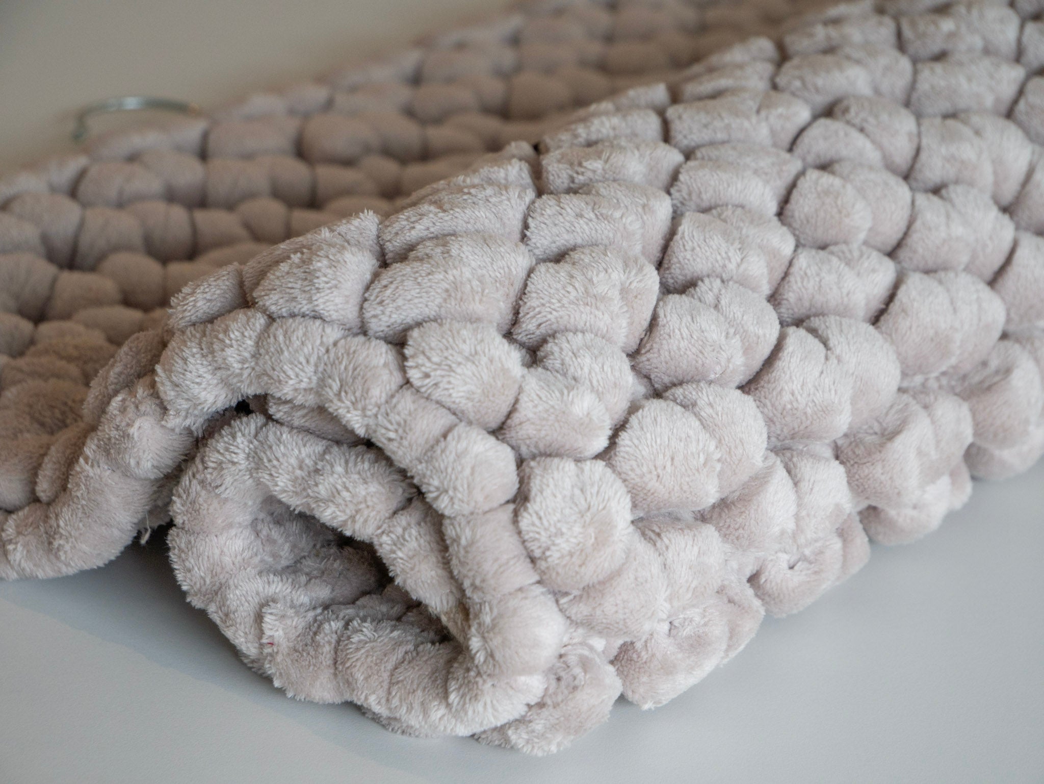 Onyx Badmat Greige | 60 x 100 cm | Beige | Grijs | Polyester | Katoen