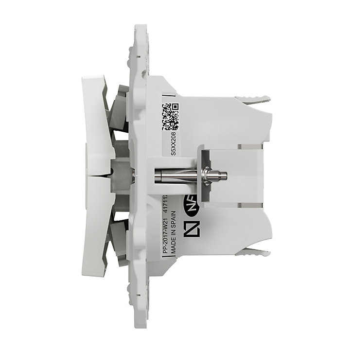 Mécanisme commande volet roulant 3 boutons Schneider Electric Odace blanc