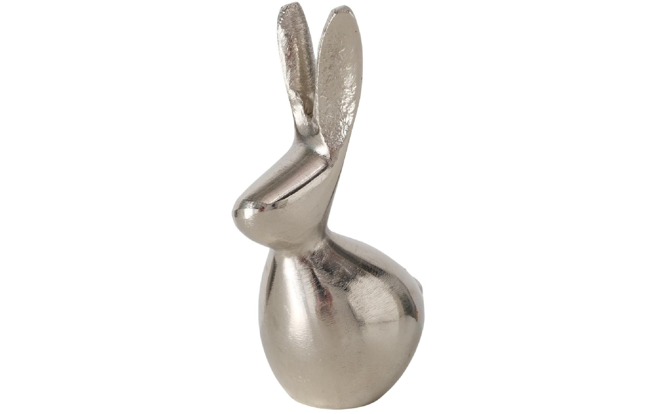 Aufsteller Hase Lapis, Silber, 8 cmOsterdeko aus Metall