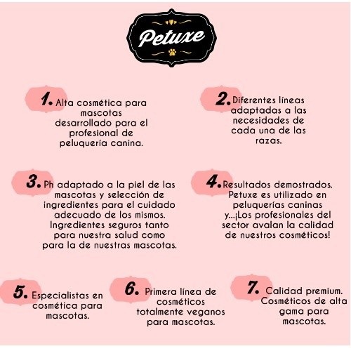 Condicionador texturizador Petuxe com fragrância especial para cães que gostam de água.