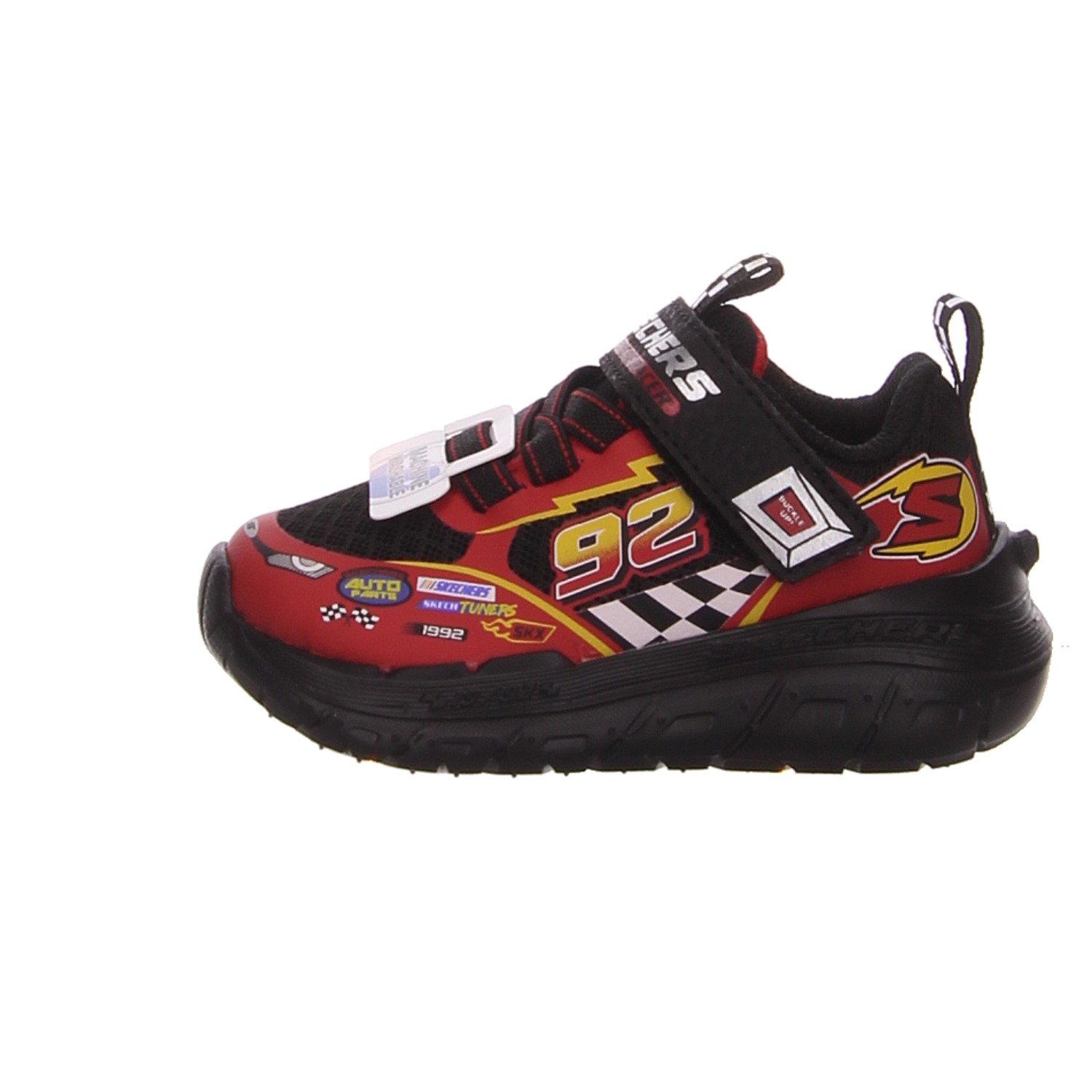 Skechers Sneaker schwarz/rot schwarz