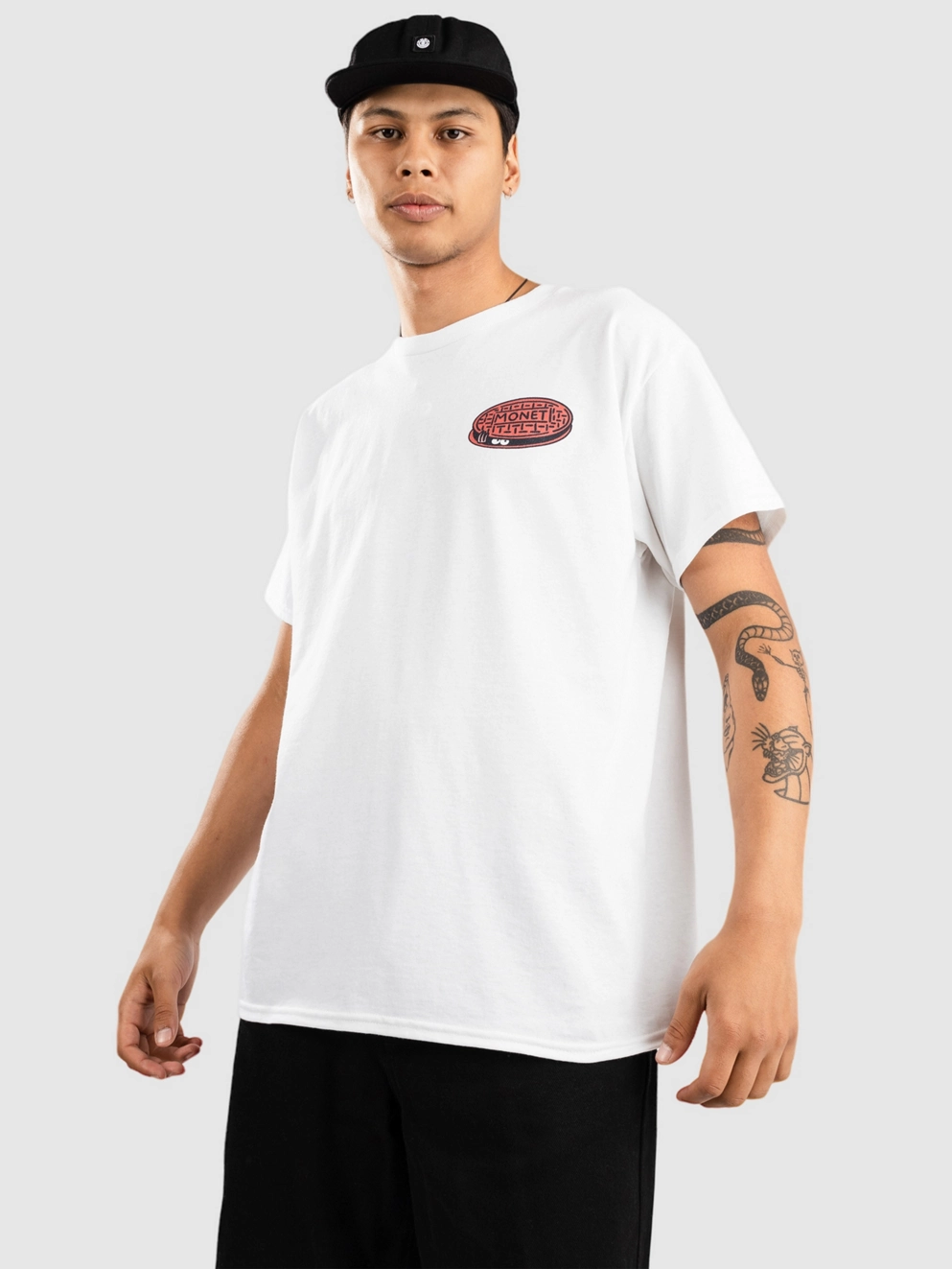 Monet Skateboards Street Rat T-Shirt white