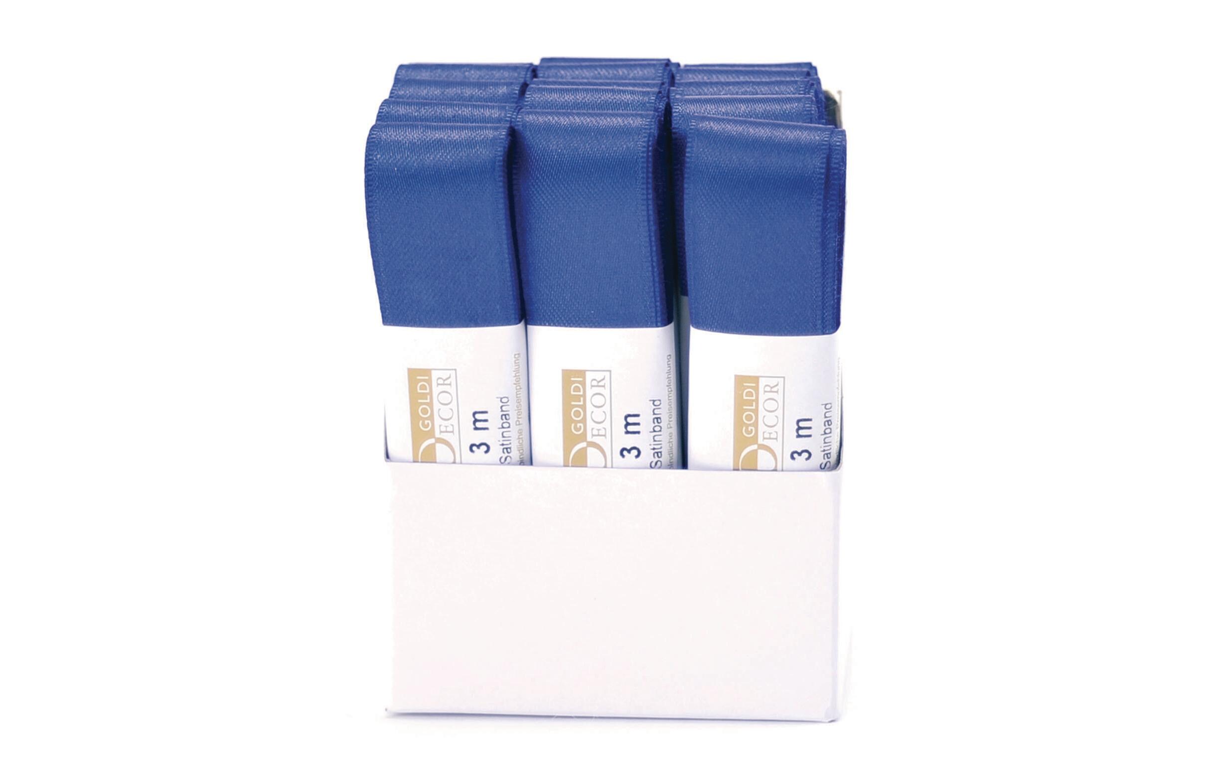 Satinband 25 mm x 3 m, Blau, 1 StückSträngchen Geschenkband