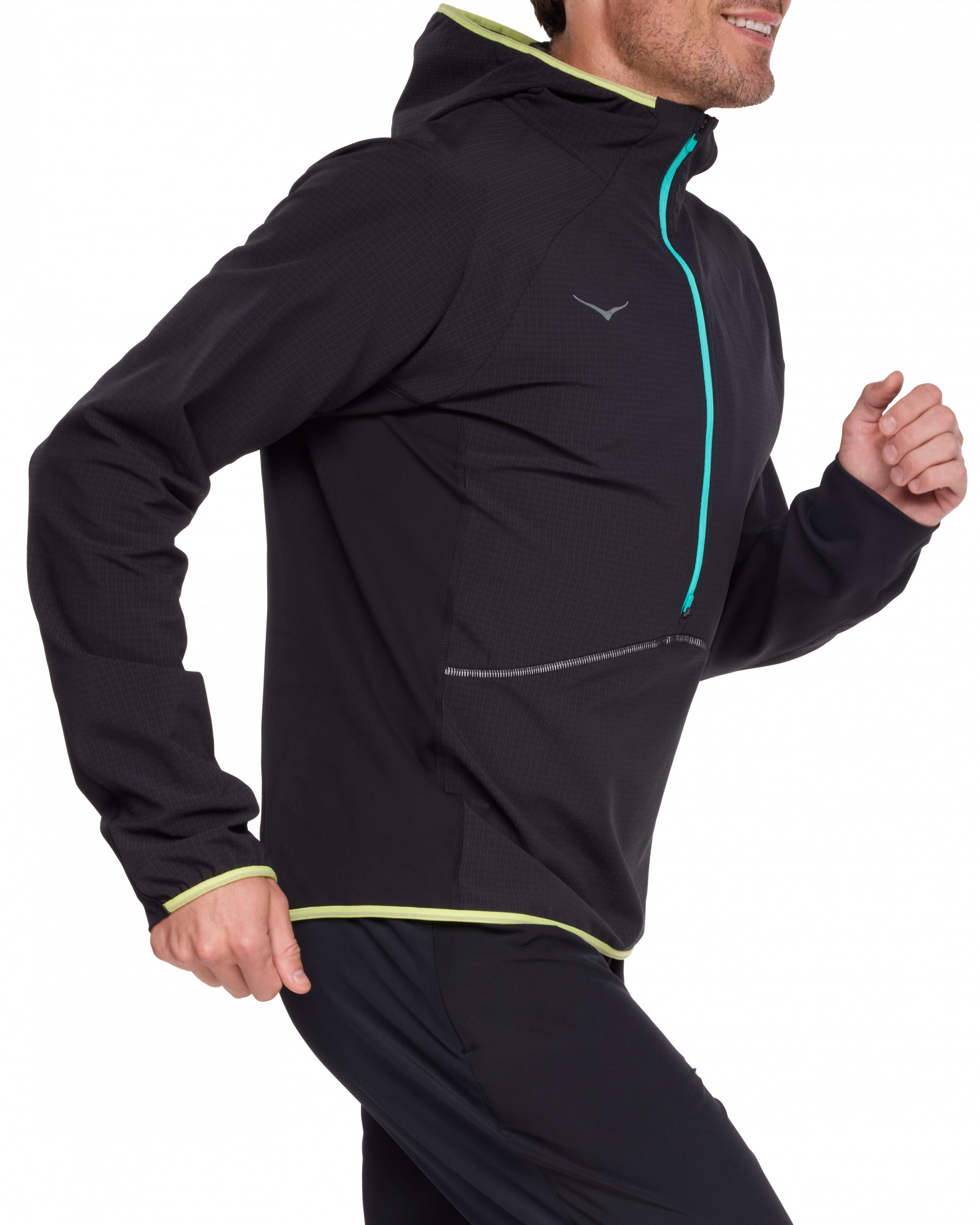 Skyglow 1/2 Zip Herre BLK/Black