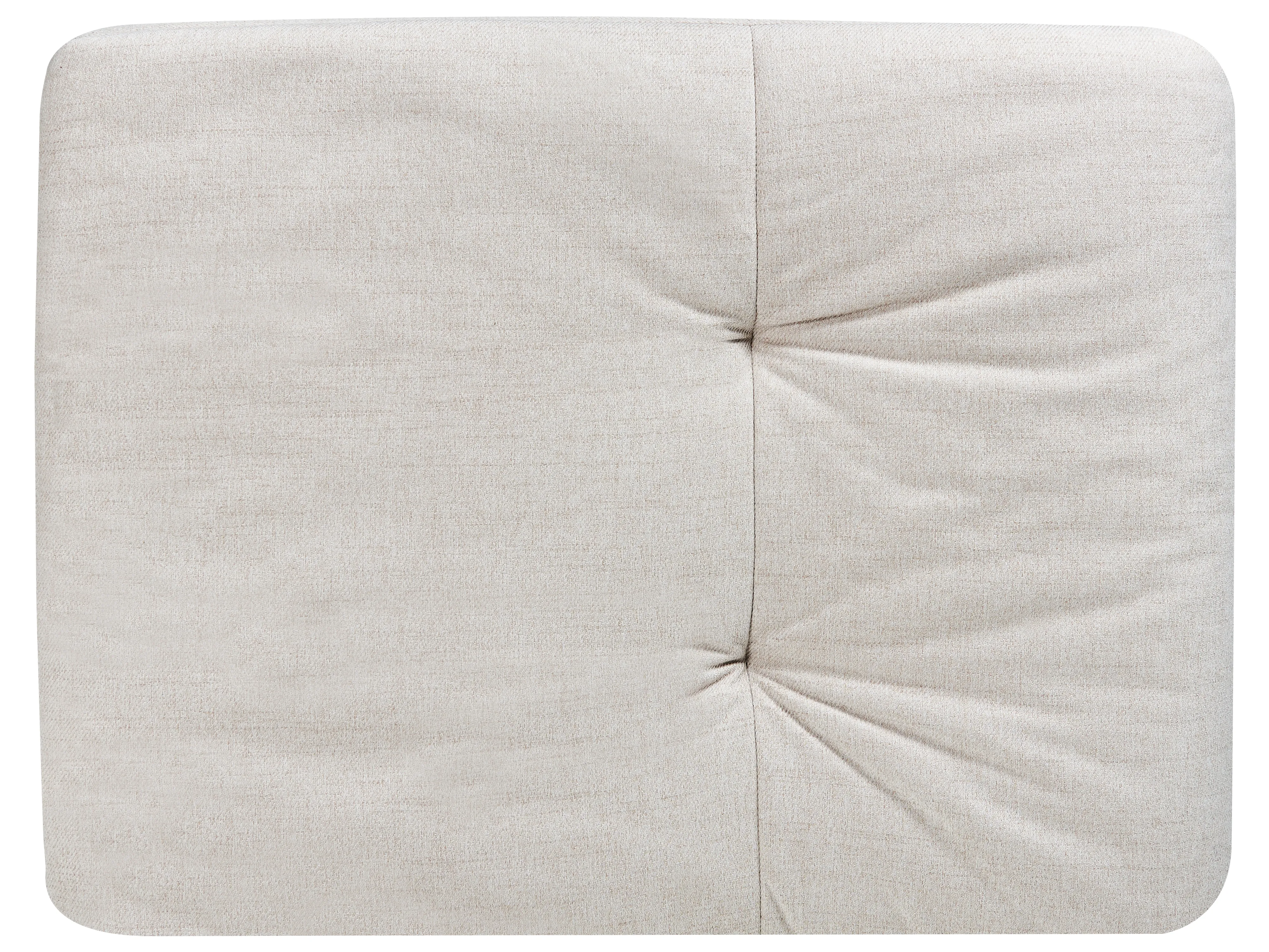 Bank 4-zits NENOLA Stof Lichtbeige