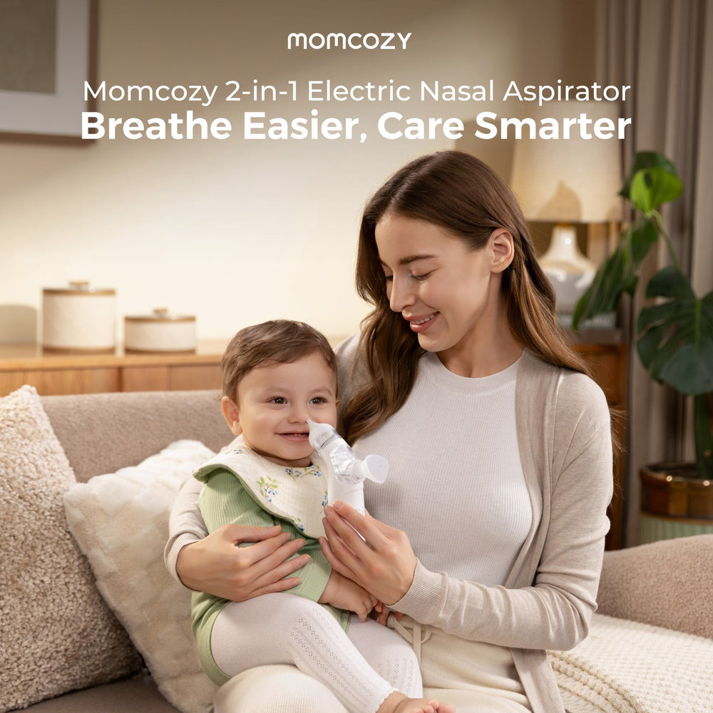 Køb Momcozy BreezyClear™ 2-i-1 Spray & Suction Electric Nasal
