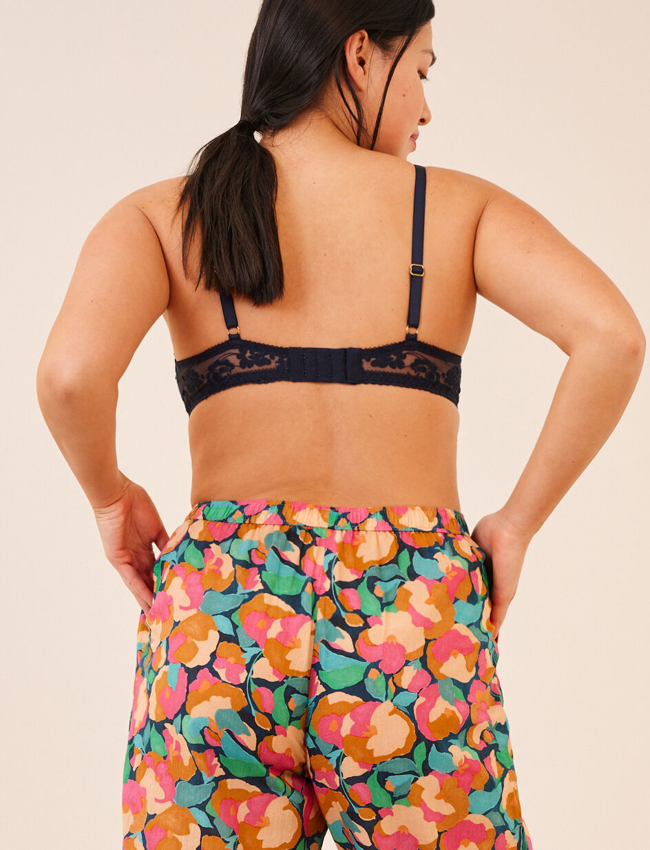 Pantalon - pivoine bleu canard