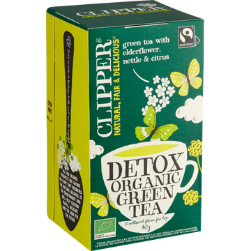 Clipper Detox Organic Green Tea 20 Zakjes 40 g