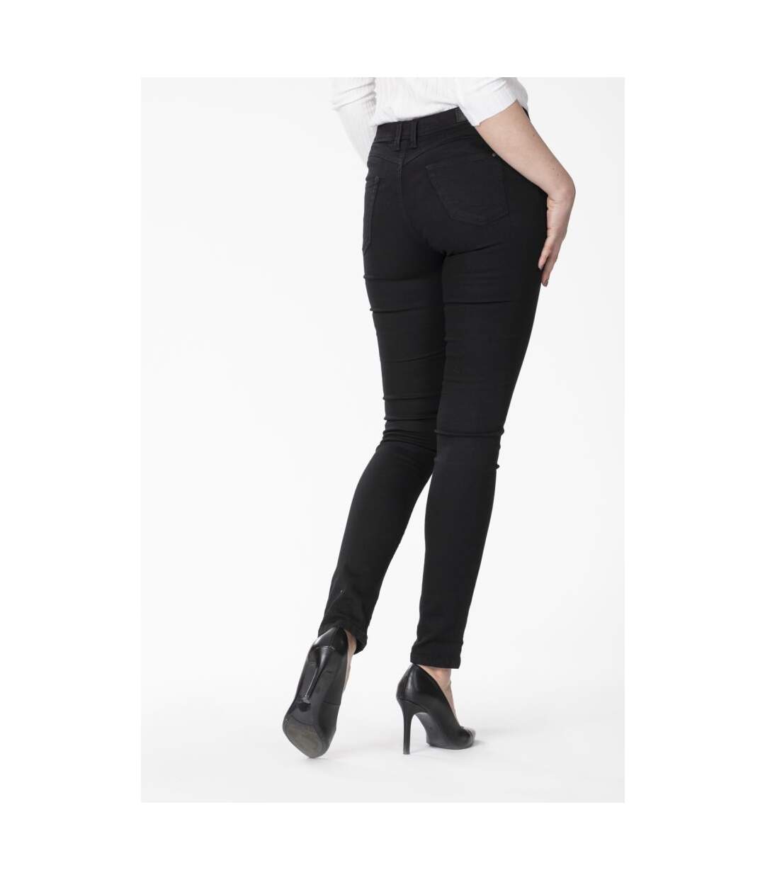 Jegging stretch taille haute MELISSA NOIR