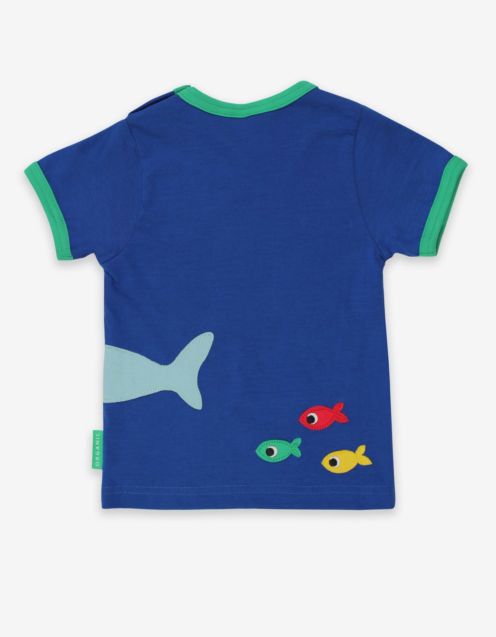 Toby Tiger T-Shirt mit Hai-Applikation