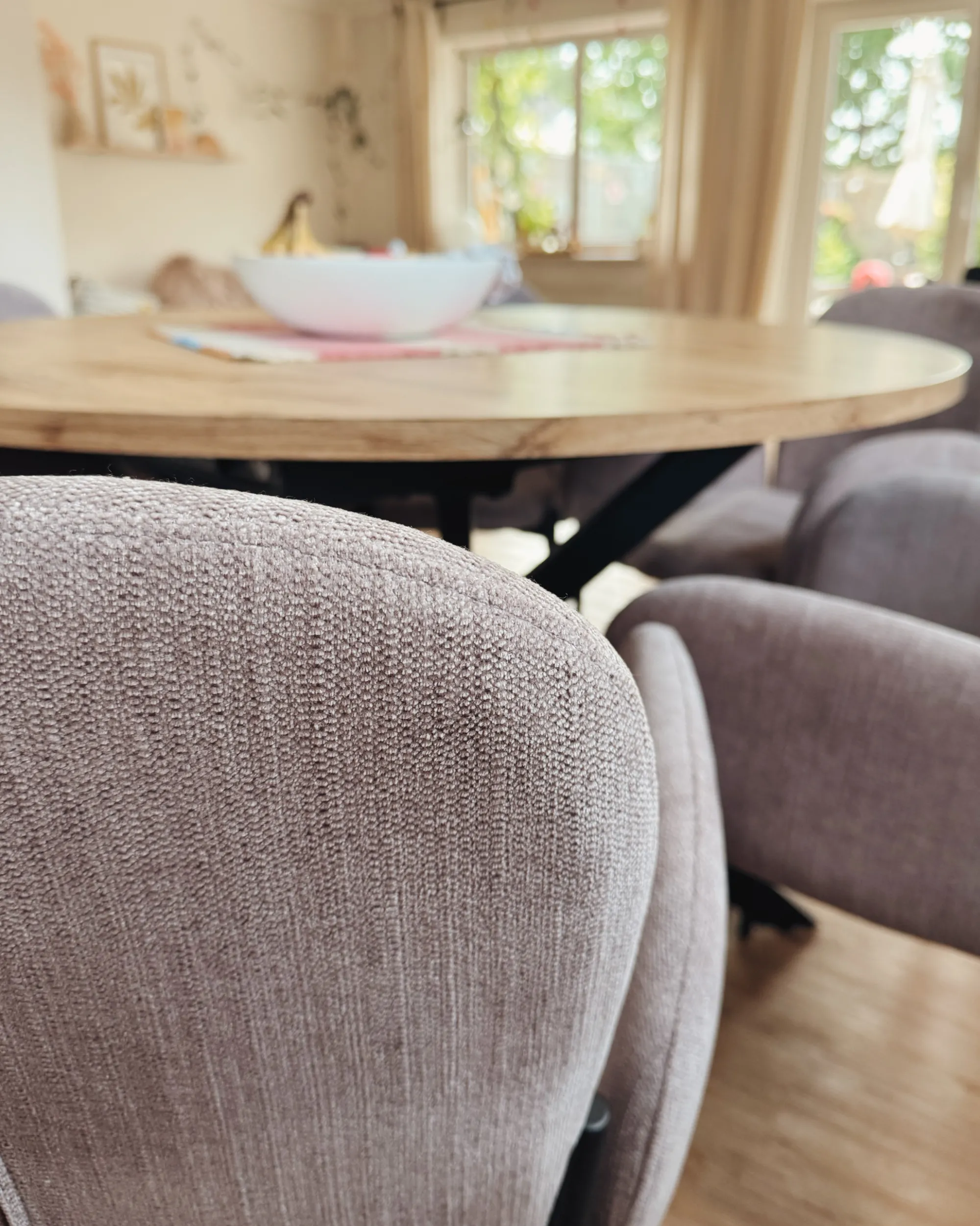 Set van 2 eetkamerstoelen ALBEE Roze