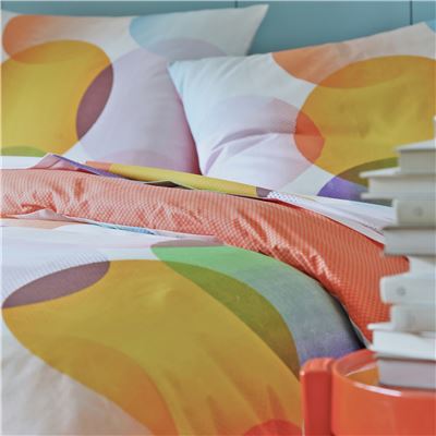 Linge de lit graphique et multicolore - BECQUET CRÉATION