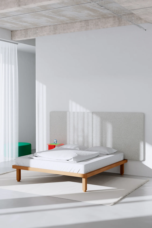 Objekte unserer Tage Kaya bed 180x200 essen wit