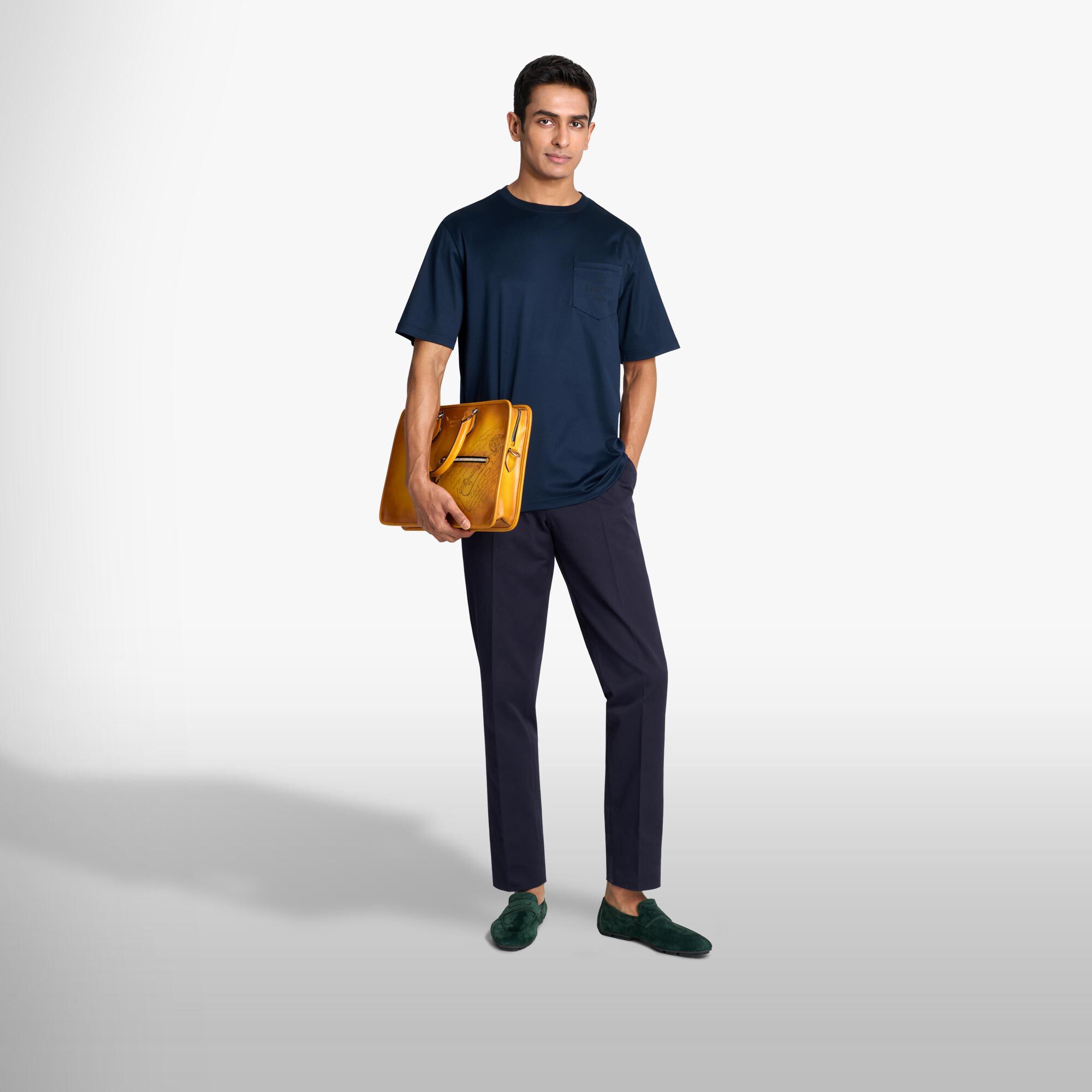 Cartable Un Jour Petit Modèle En Cuir Scritto