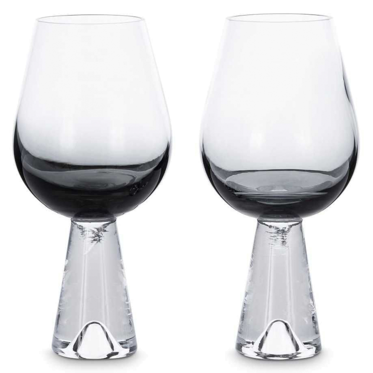 Tom Dixon Tank Wine glas set van 2 zwart