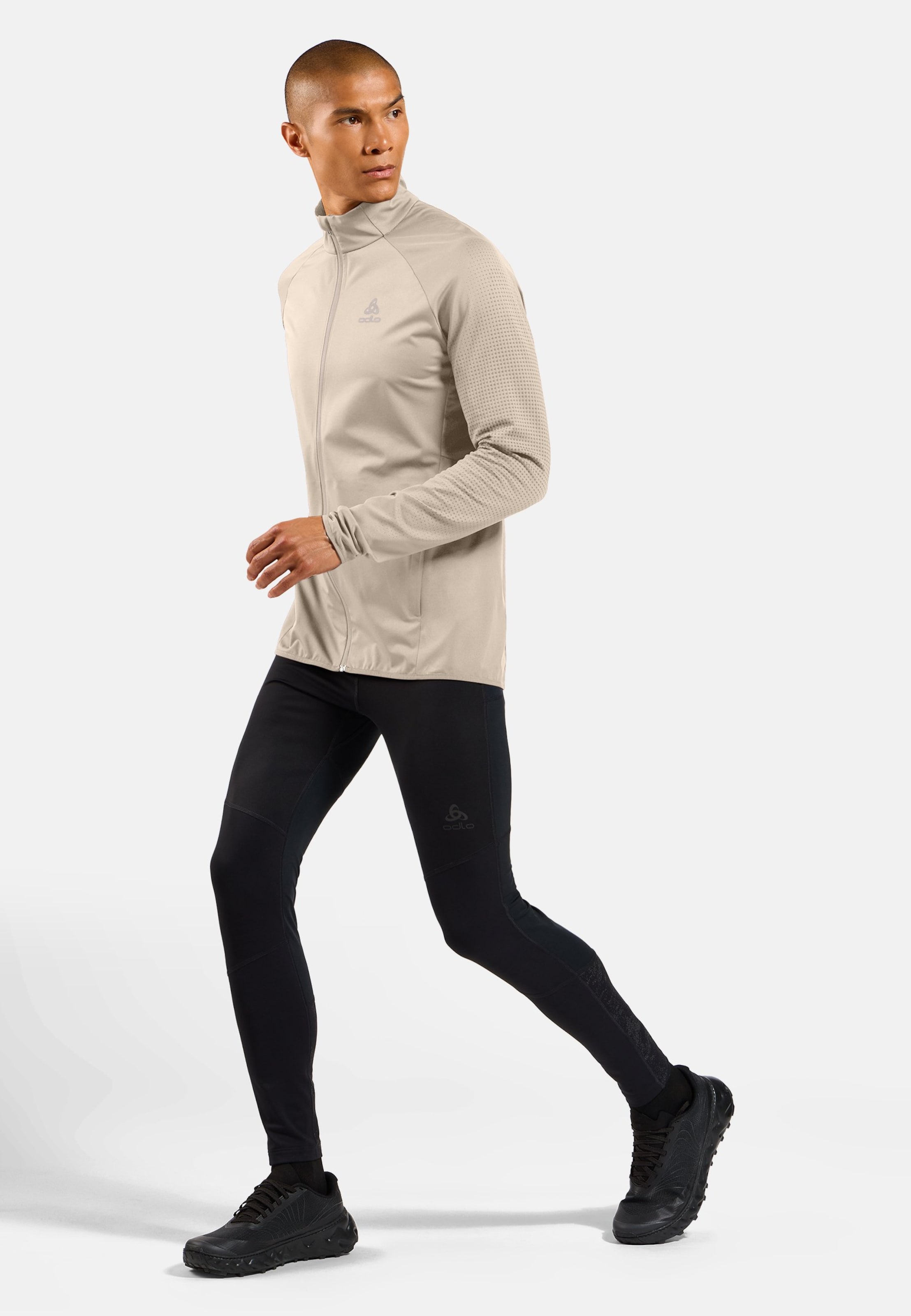 Zeroweight Warm Hybrid-Laufjacke 2.0 in silver cloud