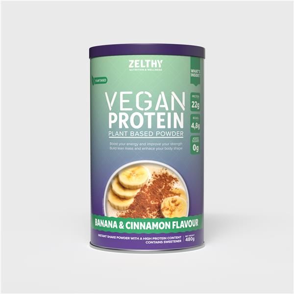 Vegan Protein Banana Canela 480G