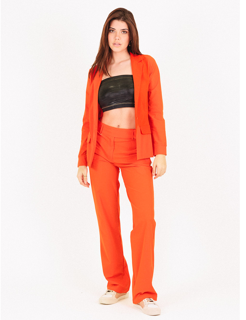 HBT PANTALON JERRY FEMME LARGE ORANGE