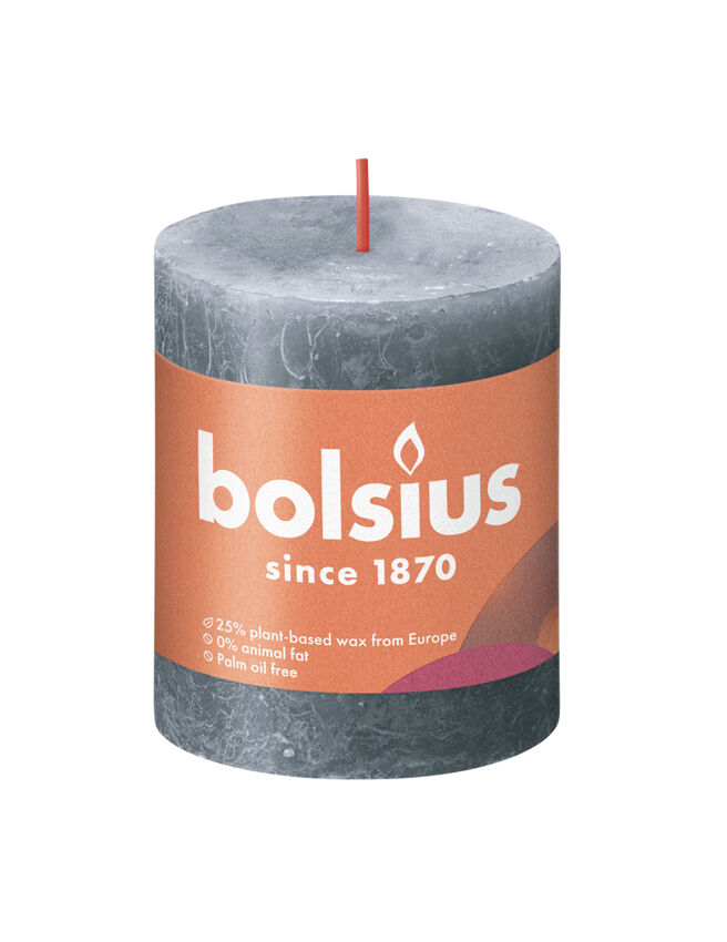 Bolsius - Kaars - 8 cm - Blauw