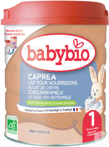 Babybio Caprea 1 Lait Pour Nourrissons De Chèvre 0-6 Mois Boîte 800g